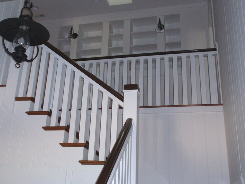 Check out the beautiful stairway for this home.